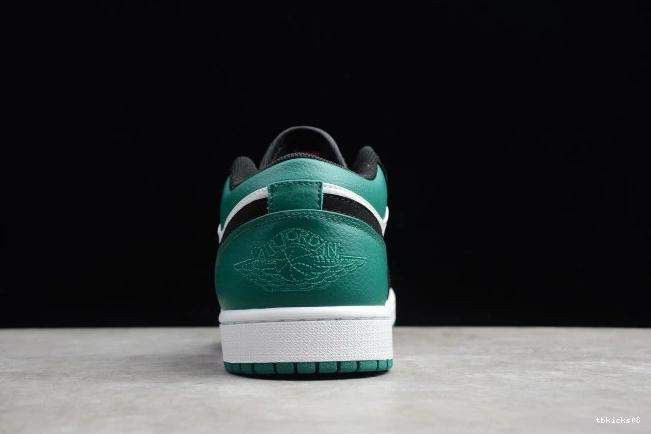 Cheap TBkick Mystic Jordan Low Black Air White 1 Green 553558-113 0707